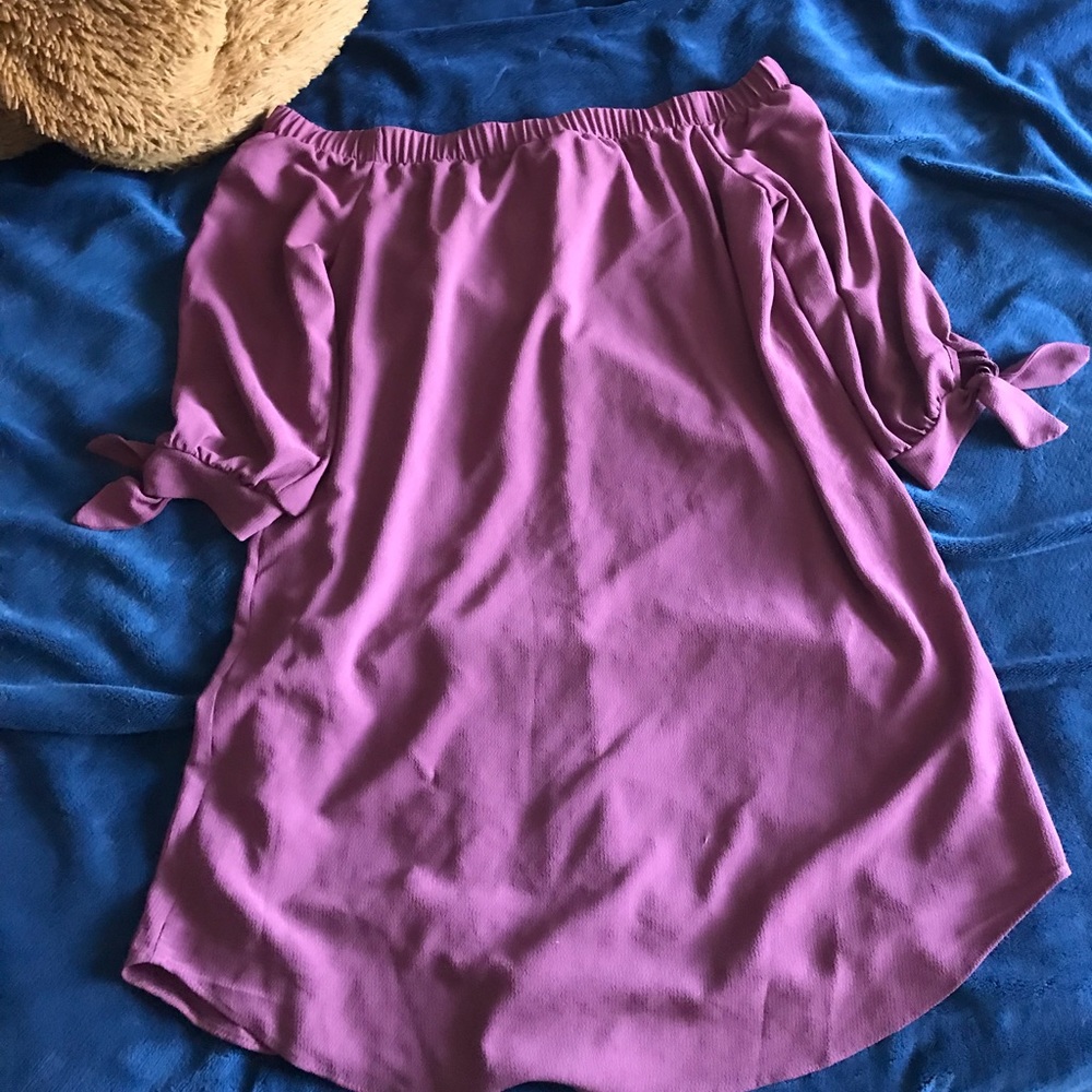 Casual purple dress